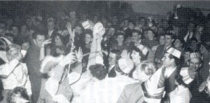 Theaterfreunde Barweiler - Stimmung bei der Kappensitzung, 1962