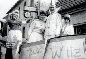 Theaterfreunde Barweiler - Prinz Matthias Conrady der II. auf dem Rosenmontagszug 1959